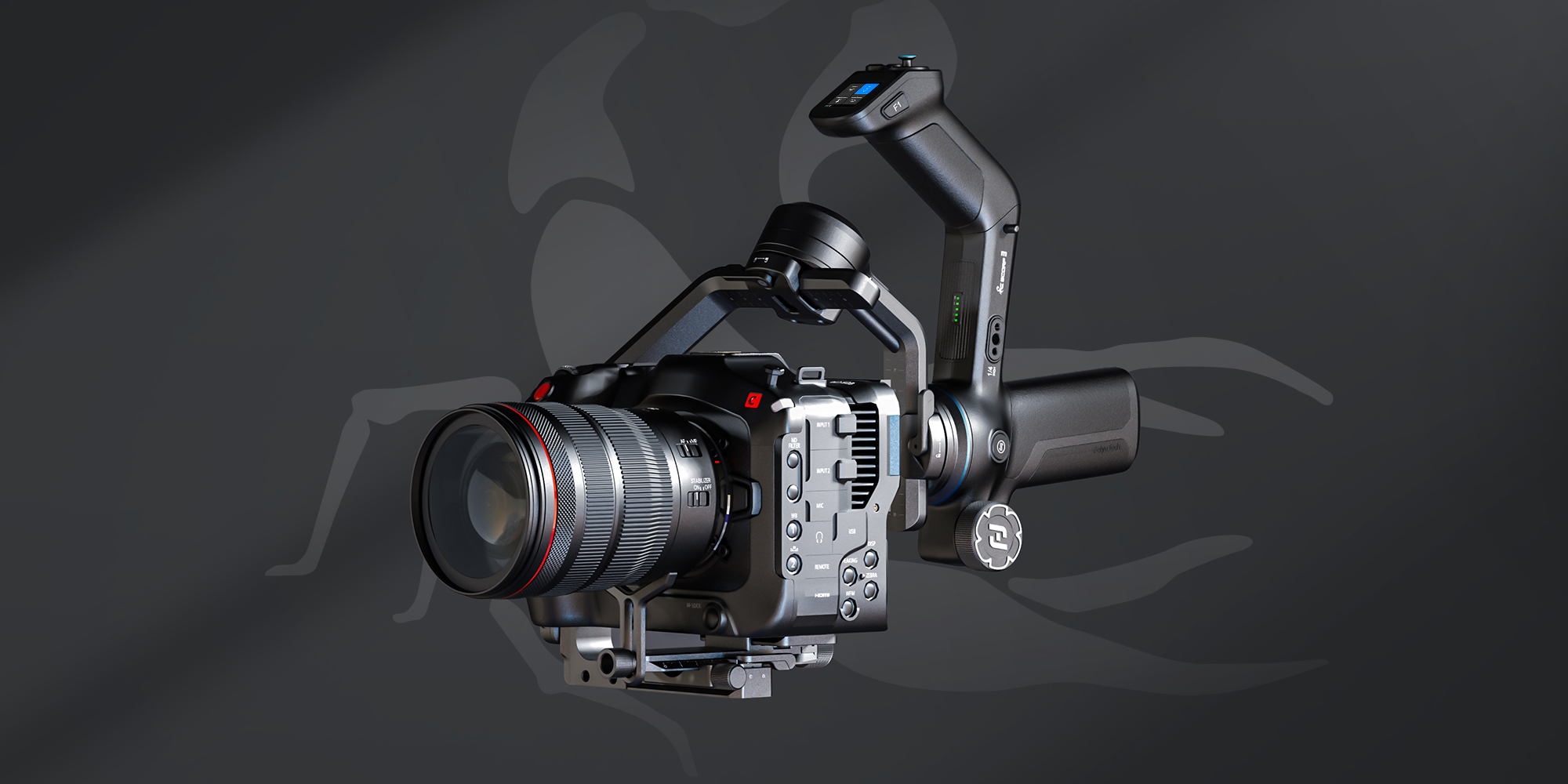 Gimbal ręczny FeiyuTech Scorp 3 Kit do aparatów VDSLR i kamer